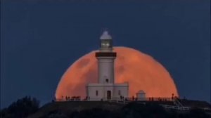 Восход Луны в Австралии