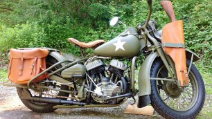 🚂 Harley-Davidson WLA 42 - Военный Мотоцикл "Валуй" 😎!