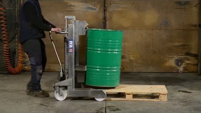 BS 91 - Ручная тележка для транспортировки металлических, пластиковых и картонных бочек