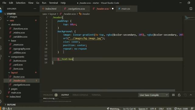 SASS 22-dars. Sayt header qismini yasash смотреть онлайн