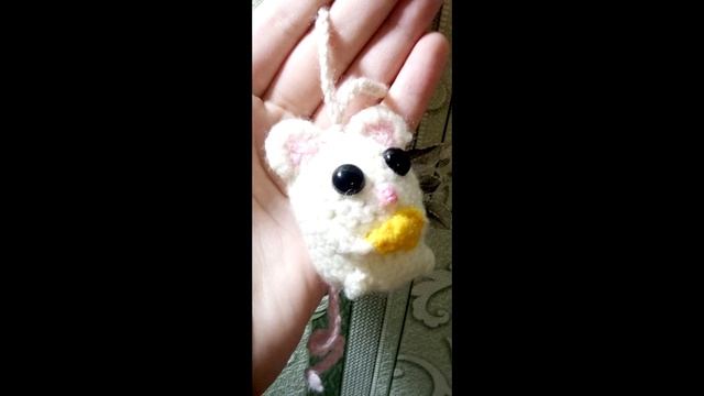 ВЯЗАНАЯ ИГРУШКА. МЫШКА БУСИНКА