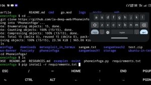 Phone Number Information Gathering Tools Termux | how to install phoneinfoga in termux