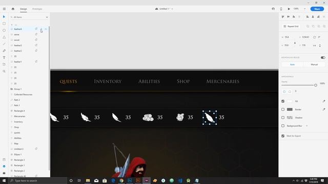Game inventory UI design Episode #1 смотреть онлайн