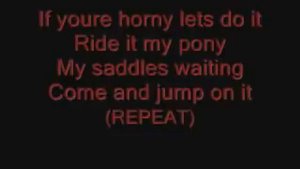 Ginuwine- Pony (Lyrics on screen)