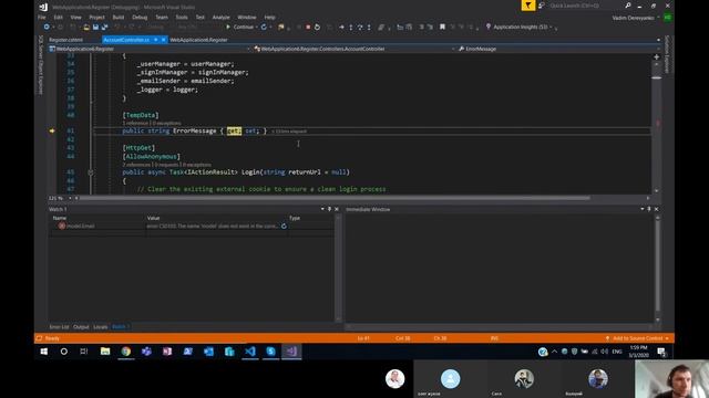 Регистрация пользователя. Часть 1 - Взгляд изнутри или пошаговая отладка смотреть онлайн