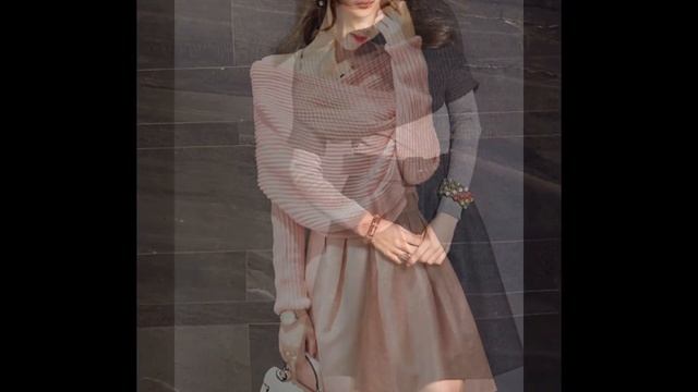 Модный вязаный костюм смотреть онлайн