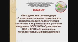 Вебинар ЦПМПК и ИРЦ, 22.06.2016 г.