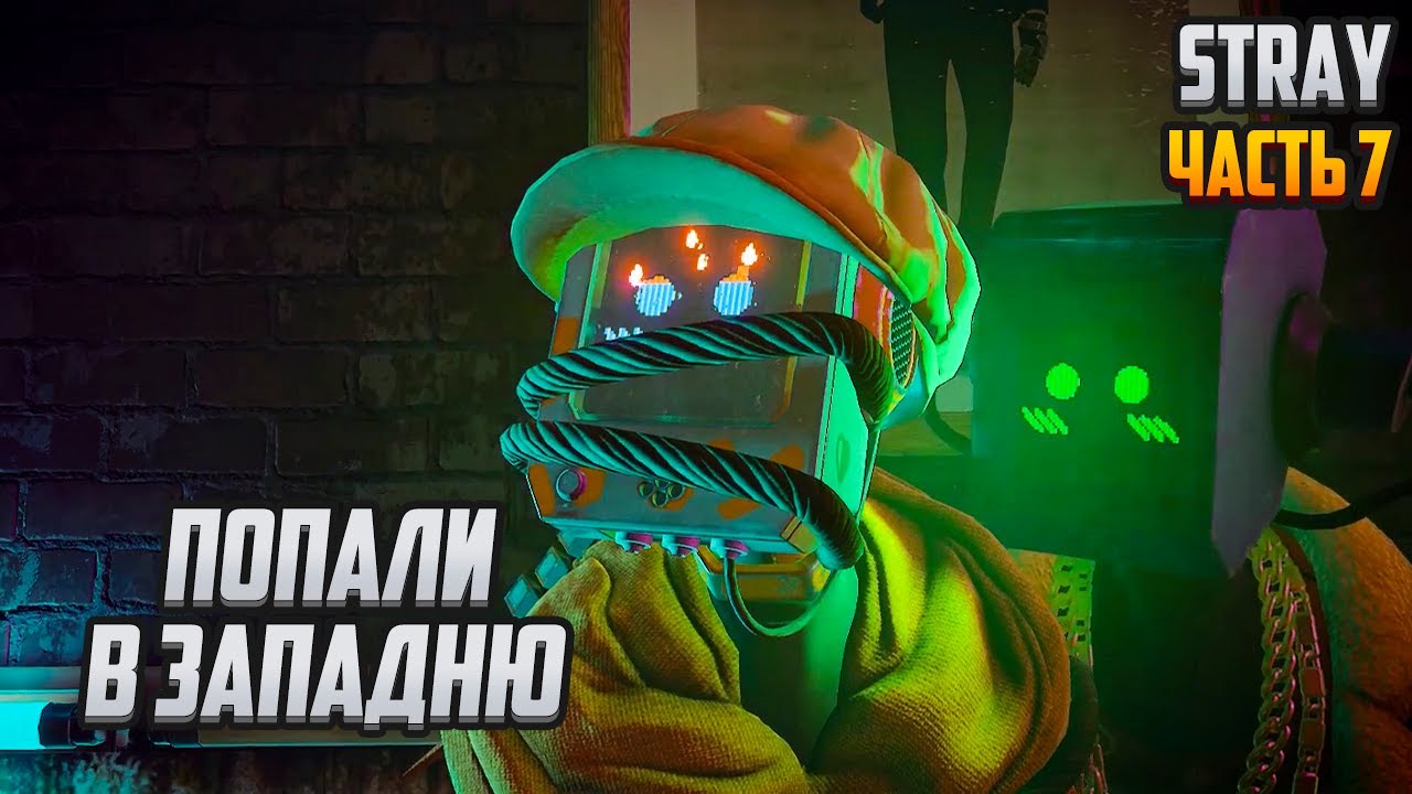 Прохождение | Stray [PC] Часть 7: Попали в западню