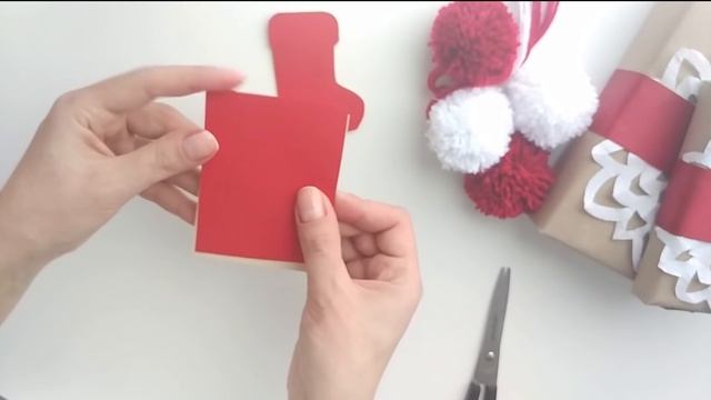Оформление подарка на Новый год и Рождество // Christmas gift wrapping ideas смотреть онлайн