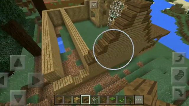 Как построить красивый дом в тайге в Майнкрафт / Дом без подготовки в Minecraft PE 1.1.5 смотреть онлайн