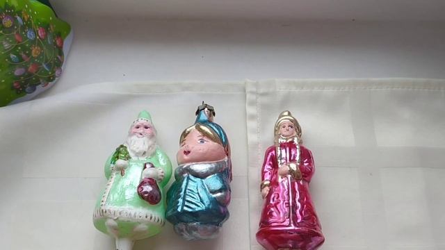 Реставрация стеклянных ёлочных игрушек 60 - 70-ых годов. смотреть онлайн