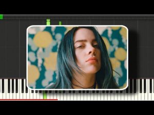 Billie Eilish - bad guy  - простая версия - разбор на фортепиано