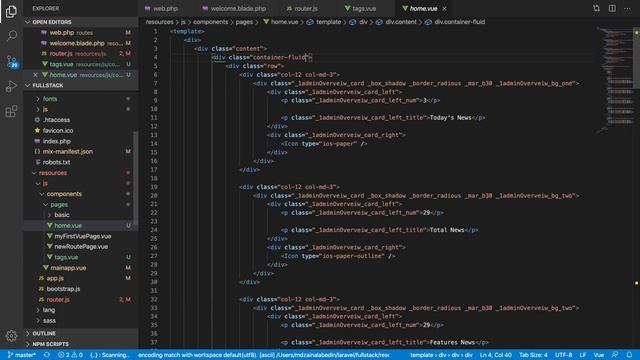 Laravel Vue Admin Panel Setup | Full Stack Laravel Vue Development | Part  05