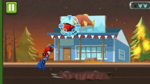 Трансформеры боты спасатели! игра спасение города по имени грифен рок. Transformers rescue bots