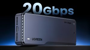 Внешний БОКС для M2 SSD Накопителей UGREEN CM642 на 20 GBPS , МЕГА СКОРОСТИ из будущего УЖЕ ТУТ !