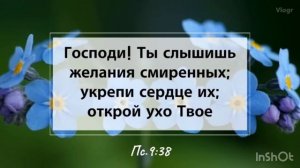 [2 МИН ДЛЯ ДУШИ] Восстань, Господи, вознеси руку Твою / Псалтирь 9:33-39 / Короткая проповедь