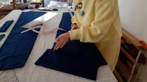 Как кроить платье.👘 сразу на ткани.