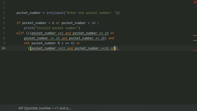 Starting Out With Python Chapter 3 exercise Program 9 Roulette Wheel Colors Python Program