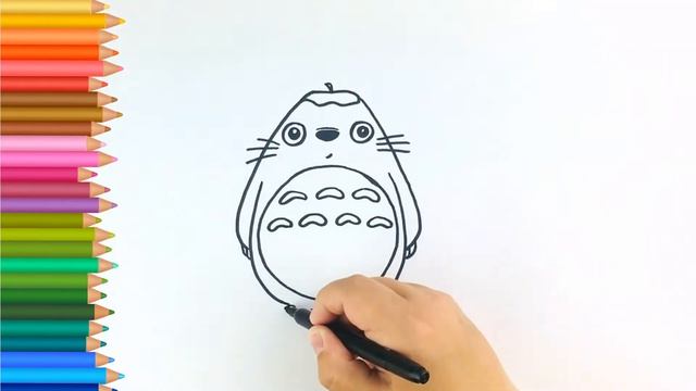 Как нарисовать ТОТОРО | Мой сосед Тоторо
