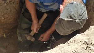 Врезка в водопровод 250 мм. Асбест.