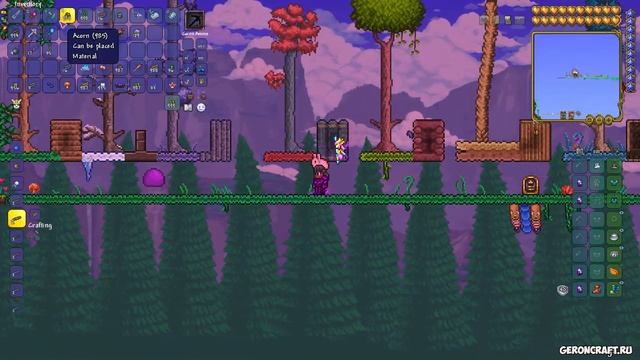 Террария Дерево | Террария Ферма Дерева (БЕЗ МЕХАНИЗМОВ) | Террария 1.4.4.9 смотреть онлайн