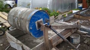 ✅Бетономешалка с карданом привод крот МАЗ Concrete mixer  with own hands