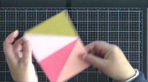 Create Quick & Easy Colour Block Backgrounds In Minutes - Two Cards Using One Die Set!