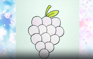 Рисуем Виноград с детьми