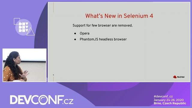 Are your legacy selenium tests ready for Selenium4 - DevConf.CZ 2020