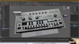 Roland TB-303 - Modeling Tutorial in Maya - PART 24