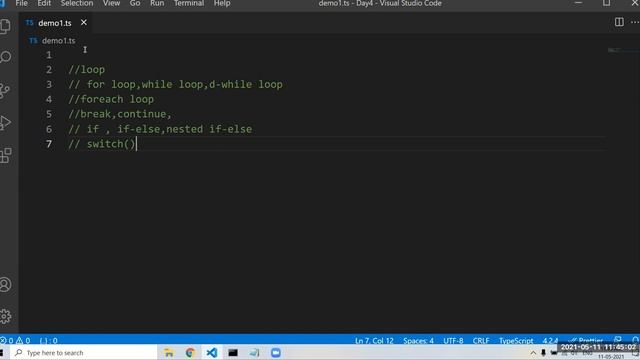 Control Statement in Typescript if-Else | टाइपस्क्रिप्ट if-else
