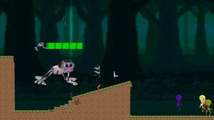 Nightmare DJ Music Man(Five Nights at Freddy's Escape) Algodoo Stickman - Color Stickmen Race