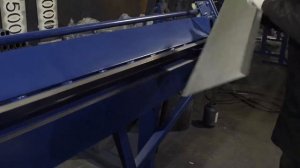 Изготовление оконного евроотлива на листогибе Металстан ЛБМ 2000; 2500; 3000