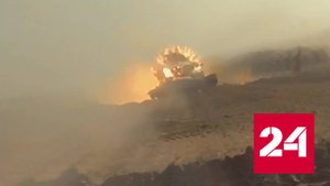 Представители ХАМАС показали кадры уничтожения израильской техники - Россия 24