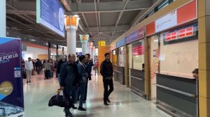 Тбилисский аэропорт. Куда выйдут пассажиры первого прямого рейса Москва- Тбилиси компании «Азимут»