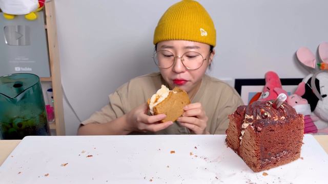 진주 달넛 여러가지 쉬폰산도 친한 친구 도넛 가게 디저트 먹방 Dessert Mukbang