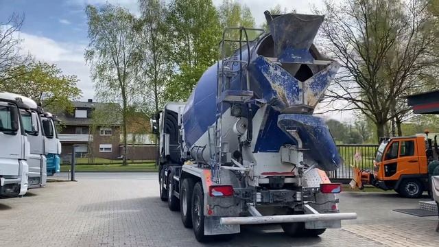 Renault C460 8X4 Betonmischer Liebherr HTM 904 смотреть онлайн