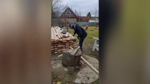 Обшивка дома доской внахлёст (американка). Часть 1.