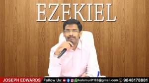 #Oldtestament #Josephedwards  |Ezekiel :11-15 | Telugu Christian  Messages |