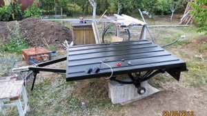 легковой прицеп - откидная крышка ( для рыбалки)