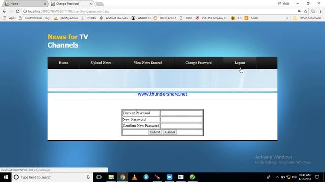 News of TV Channel-Java JSP смотреть онлайн