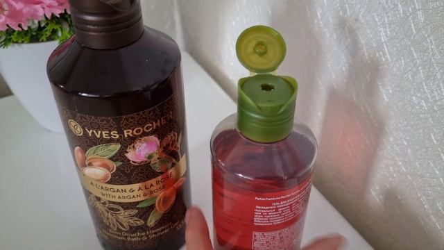 ГЕЛЬ для душа YVES ROCHER (Ив Роше) Аргания и роза; Малина и мята.