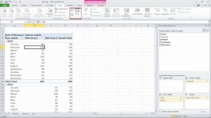 How to Sort data in a Pivot Table or Pivot Chart