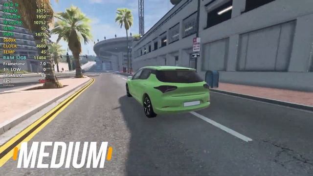BeamNG.drive | Ryzen 5 5600X + RTX 3070 Ti | 1080p benchmarks