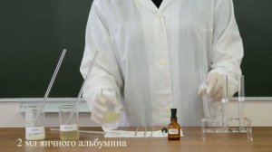 Исследовательская работа на тему: "Качественные реакции на белки."