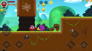 Red Hero Ninja 4 - Gameplay Walkthrough Ninja Ball Part 1 (Red Ball Games)