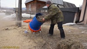 Зернодробилка Шмель 7,5 кВт с сенорезкой