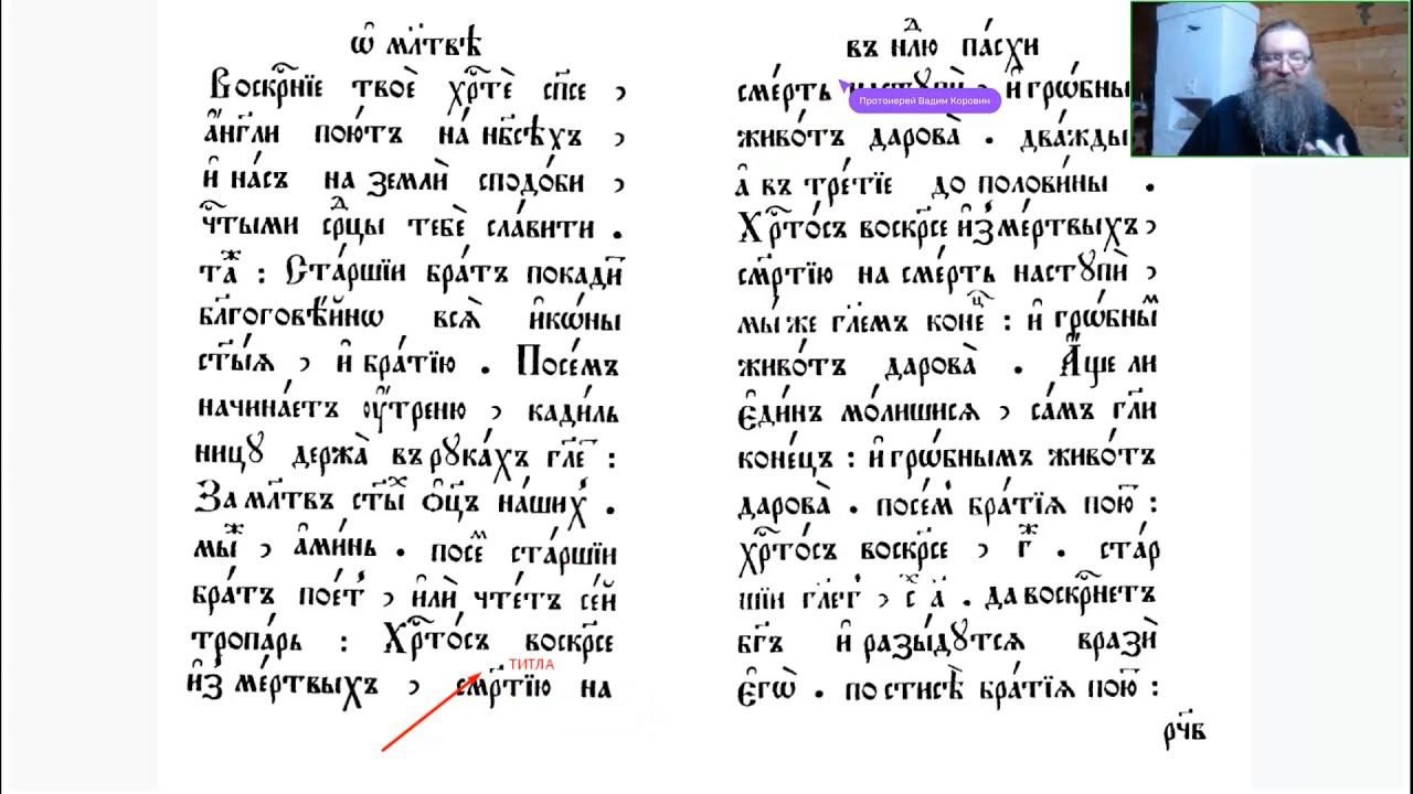 Беседа 21. Пасхальное богослужение ["Молимся со смыслом"]