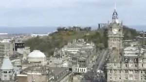 Edinburgh seen from the top of the Scott Monument