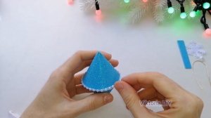 Новогодние игрушки своими руками | Как сделать игрушки на ёлку из фоамирана